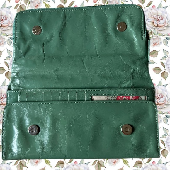 Latico Leather Sage Green Tri-fold Wallet - Picture 5 of 13